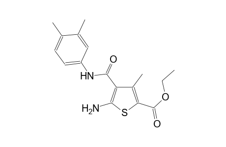 ethyl 5-amino-4-[(3,4-dimethylanilino)carbonyl]-3-methyl-2-thiophenecarboxylate