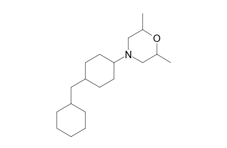 Morpholine, 4-[4-(cyclohexylmethyl)cyclohexyl]-2,6-dimethyl-