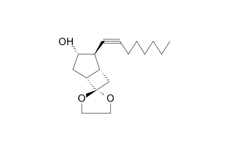 2-EXO-1-OCTYNYL-3-ENDO-HYDROXYSPIRO(BICYCLO[3.2.0]HEPTAN-6,2'-(1',3')DIOXOLANE)