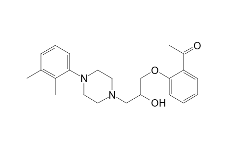 1-[4-{3-[4-(2,3-dimethylphenyl)piperazin-1-yl]]-2-hydroxypropoxy}-phenyl)ethanone