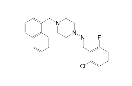 1-piperazinamine, N-[(E)-(2-chloro-6-fluorophenyl)methylidene]-4-(1-naphthalenylmethyl)-