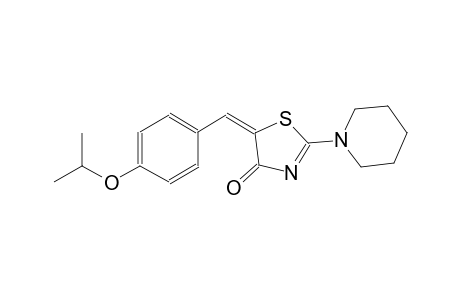(5E)-5-(4-isopropoxybenzylidene)-2-(1-piperidinyl)-1,3-thiazol-4(5H)-one