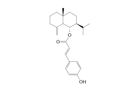 6-Epi-.beta.-verbesinol or(+)-junenol coumarate