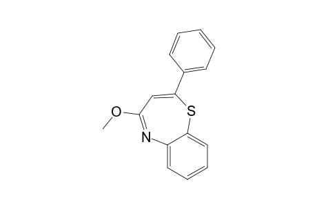 1,5-Benzothiazepine, 4-methoxy-2-phenyl-