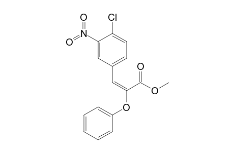 (E,Z)-Methyl 3-(4-chloro-3-nitrophenyl)-2-phenoxy-2-propenoate