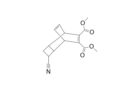 Tricyclo[4.2.2.0(2,5)]deca-7,9-diene-7,8-dicarboxylic acid, 3-cyano-, dimethyl ester