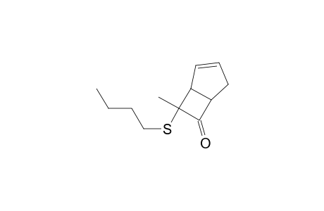 exo-7-(Butylthio)-7-methylbicyclo[3.2.0]hept-2-en-6-one