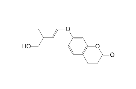 7-O-(3'-hydroxymethyl-1'(E)-butenyl)umbelliferone