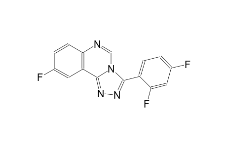 [1,2,4]triazolo[4,3-c]quinazoline, 3-(2,4-difluorophenyl)-9-fluoro-