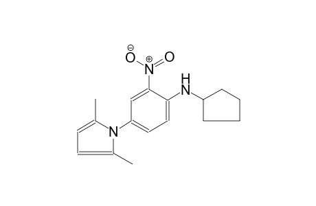 N-Cyclopentyl-4-(2,5-dimethyl-1H-pyrrol-1-yl)-2-nitroaniline