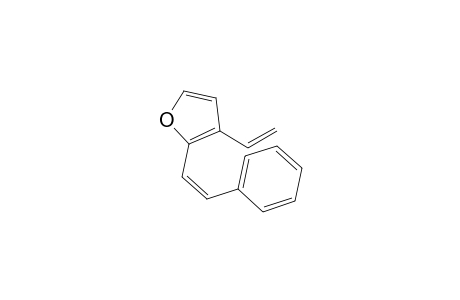 cis-3-Vinyl-2-(2-phenylethenyl)furan