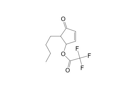 4-(Trifluoroacetoxy)-5-butyl-2-cyclopenten-1-one