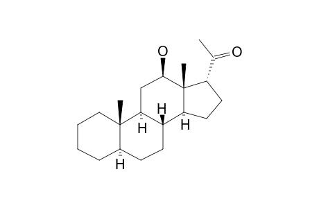 5.alpha.,17.alpha.-Pregnan-20-one, 12.beta.-hydroxy-