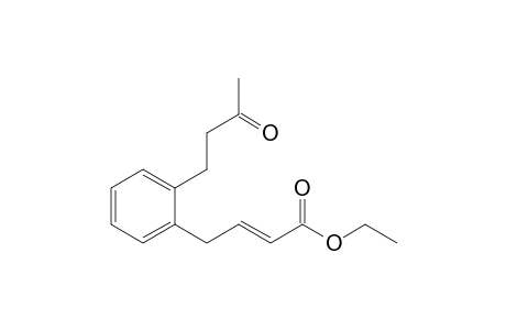 Ethyl (E)-4-[2-(3-oxobutyl)phenyl]but-2-enoate