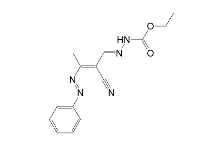 N1-phenyl-N2-[1-methyl-2-cyano-2-(ethoxycarbonylhydrazomethyl)ethyl]hydrazone