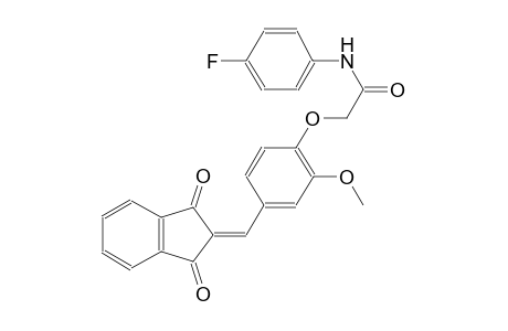 acetamide, 2-[4-[(1,3-dihydro-1,3-dioxo-2H-inden-2-ylidene)methyl]-2-methoxyphenoxy]-N-(4-fluorophenyl)-