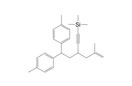 3-(2,2-Bis(p-methylphenyl)ethyl)-5-methyl)-1-(trimethylsilyl)hex-5-en-1-yne