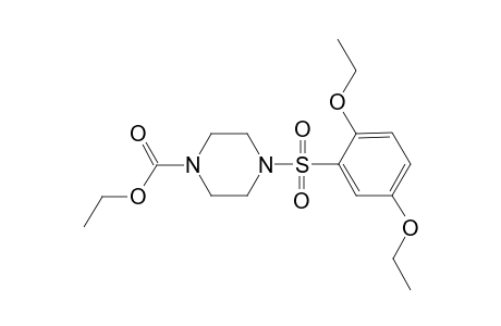 Ethyl 4-[(2,5-diethoxyphenyl)sulfonyl]-1-piperazinecarboxylate