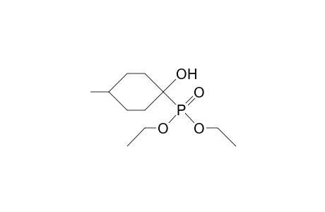 1a-Diethylphosphono-1E-hydroxy-4E-methyl-cyclohexane