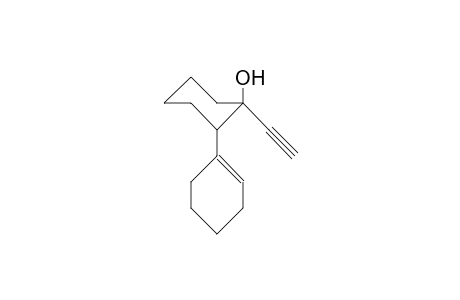 Cyclohexanol, 2-(1-cyclohexen-1-yl)-1-ethynyl-, (.+-.)-