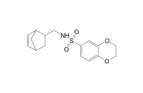 1,4-Benzodioxin-6-sulfonamide, N-(bicyclo[2.2.1]hept-5-en-2-ylmethyl)-2,3-dihydro-