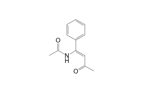 N-[(Z)-3-Oxo-1-phenylbut-1-enyl]acetamide
