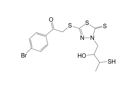 3-(2-Hydroxy-3-methylsulfanlpropyl)-5-(4-bromobenzoyl)methylsulfanyl-2,3-dihydro-1,3,4-thiadiazole-2-thione