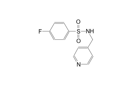 4-fluoro-N-(4-pyridinylmethyl)benzenesulfonamide