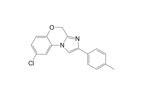 4H-Imidazo[2,1-c][1,4]benzoxazine, 8-chloro-2-(4-methylphenyl)-
