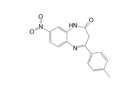 8-Nitro-4-(4-methylphenyl)-1H-1,5-benzodiazepin-2(3H)-one