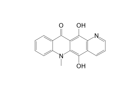5,12-Dihydroxy-6-methylpyrido[2,3-b]acrid-11-one