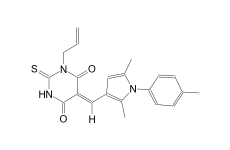 (5Z)-1-allyl-5-{[2,5-dimethyl-1-(4-methylphenyl)-1H-pyrrol-3-yl]methylene}-2-thioxodihydro-4,6(1H,5H)-pyrimidinedione