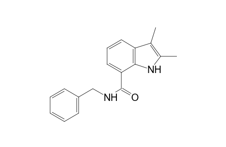 N-benzyl-2,3-dimethylindole-7-carboxamide
