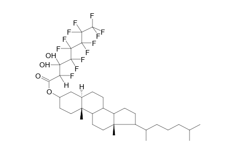 CHOLESTANYL 2-HYDRO-3-OXOPERFLUOROOCTANOATE, HYDRATE