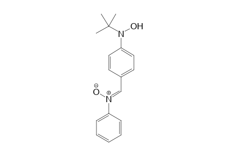 Benzenamine, N-(1,1-dimethylethyl)-N-hydroxy-4-[(phenylimino)methyl]-, N4-oxide