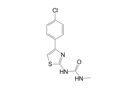 Urea, N-[4-(4-chlorophenyl)-2-thiazolyl]-N'-methyl-