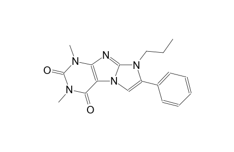 1H-imidazo[2,1-f]purine-2,4(3H,8H)-dione, 1,3-dimethyl-7-phenyl-8-propyl-