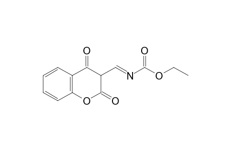 Ethyl N-(4-oxocoumarinyl)methylenecarbamate