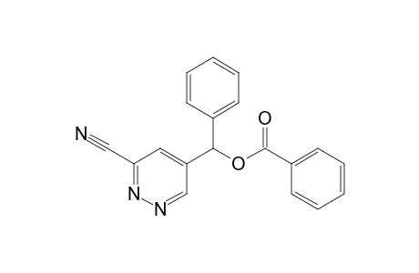 3-Pyridazinecarbonitrile, 5-[(benzoyloxy)phenylmethyl]-