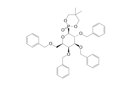 5,5-DIMETHYL-2-OXO-(2',3',4',6'-TETRA-O-BENZYL-BETA-D-GALACTOPYRANOSYL)-1,3,2-LAMBDA(5)-DIOXAPHOSPHORINAN
