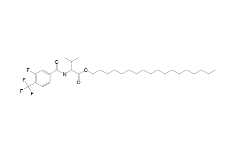 L-Valine, N-(3-fluoro-4-trifluoromethylbenzoyl)-, octadecyl ester