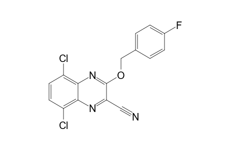 5,8-Dichloro-2-cyano-3-(p-fluorobenzyloxy)quinoxaline