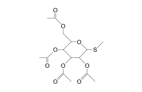 1-Methylthio-1-deoxy-tetra-O-acetyl.beta.-D-glucopyranoside