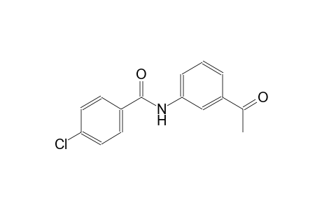 N-(3-acetylphenyl)-4-chlorobenzamide