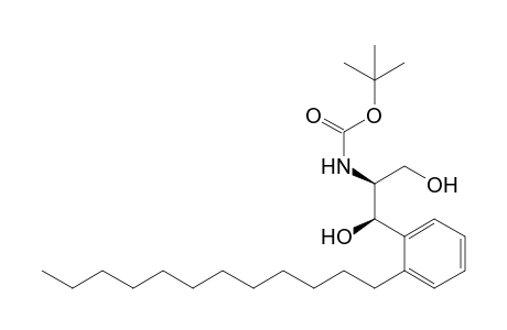 (2S,3R)-2-(tert-Butoxycarbonylamino)-3-(dodecylphenyl)propane-1,3-diol