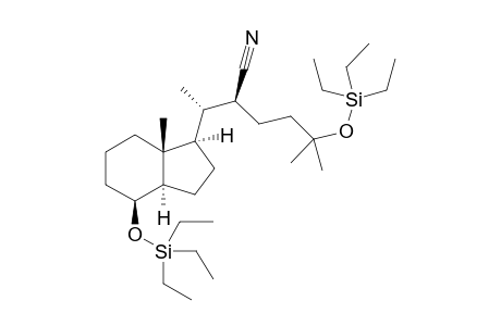 (8S,20S,22S)-Des-A,B-22-cyano-8.beta.,25-bis[(triethylsilyl)oxy]-cholestane