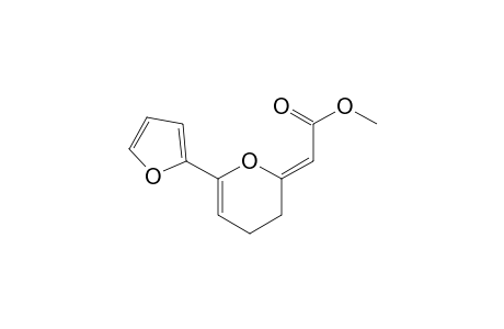 Methyl {2-[(Z)-6'-furan-2'-yl-3',4'-dihydropyran-2'-ylidene]acetate