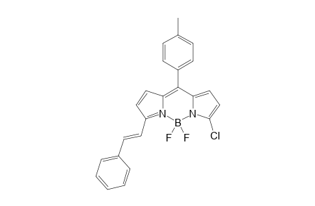 5-Chloro-4,4-difluoro-3-(styryl)-8-(4-tolyl)-4-bora-3a,4a-diaza-s-indacene