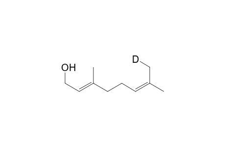 2,6-Octadien-8-D-8-t-1-ol, 3,7-dimethyl-, [S-(E,E)]-