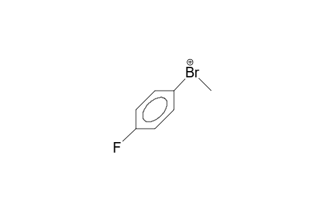 Methyl-P-fluoro-phenyl-bromonium cation